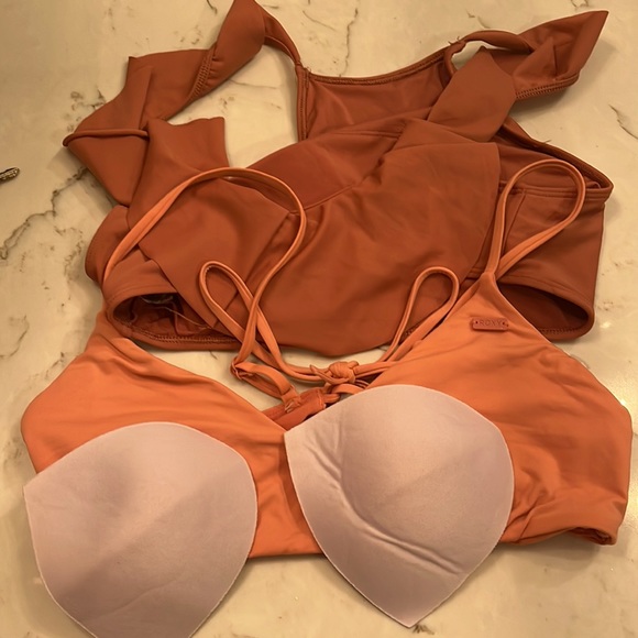 Coral/blush bikini top bundle - Picture 7 of 7
